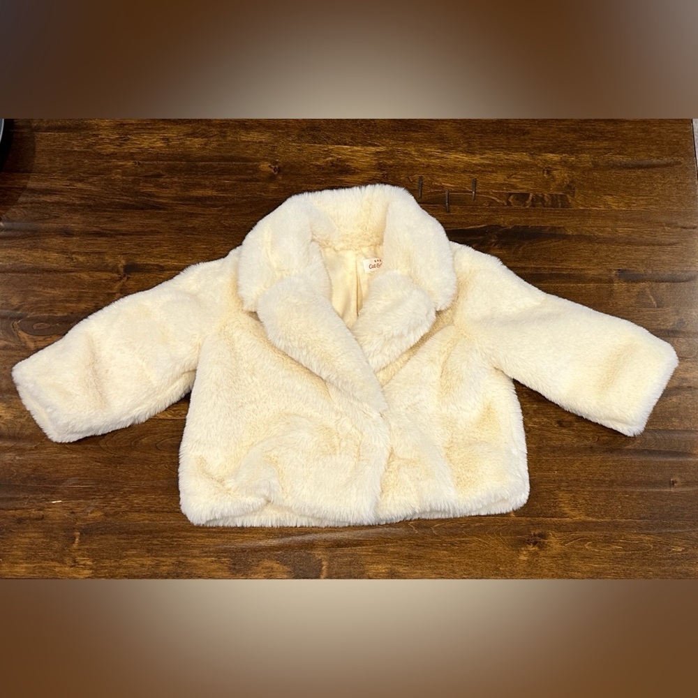 Cozy Faux Fur Baby Girl’s Coat